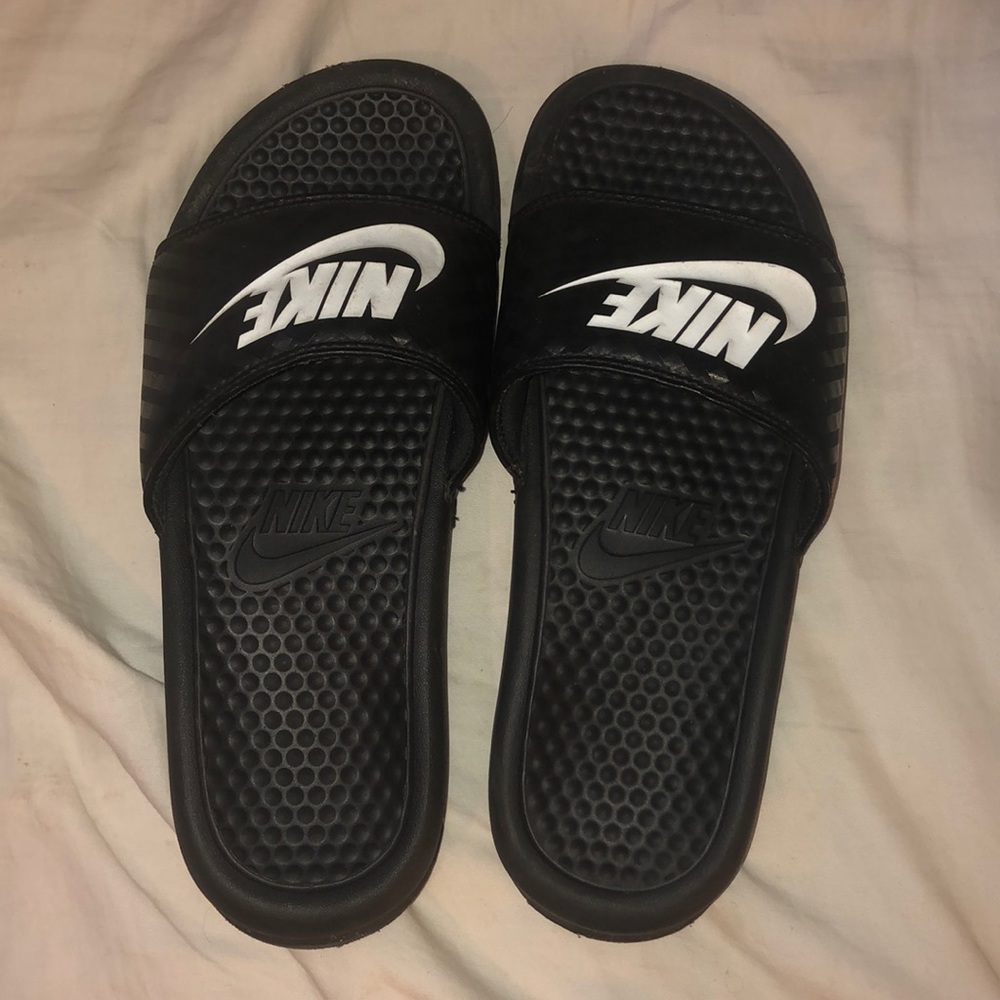 Nike slip on sandals